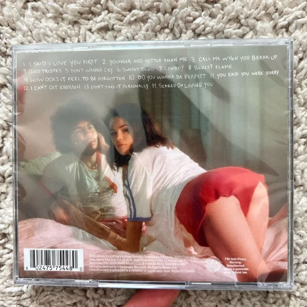 Selena Gomez Benny Blanco I Said I Love You First SIGNED Insert Cd